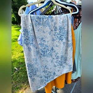 🌸2 for $10🌸 Floral linen maxi wrap skirt, L
